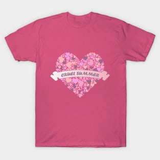 Cruel Summer Pink Hearts 4 T-Shirt